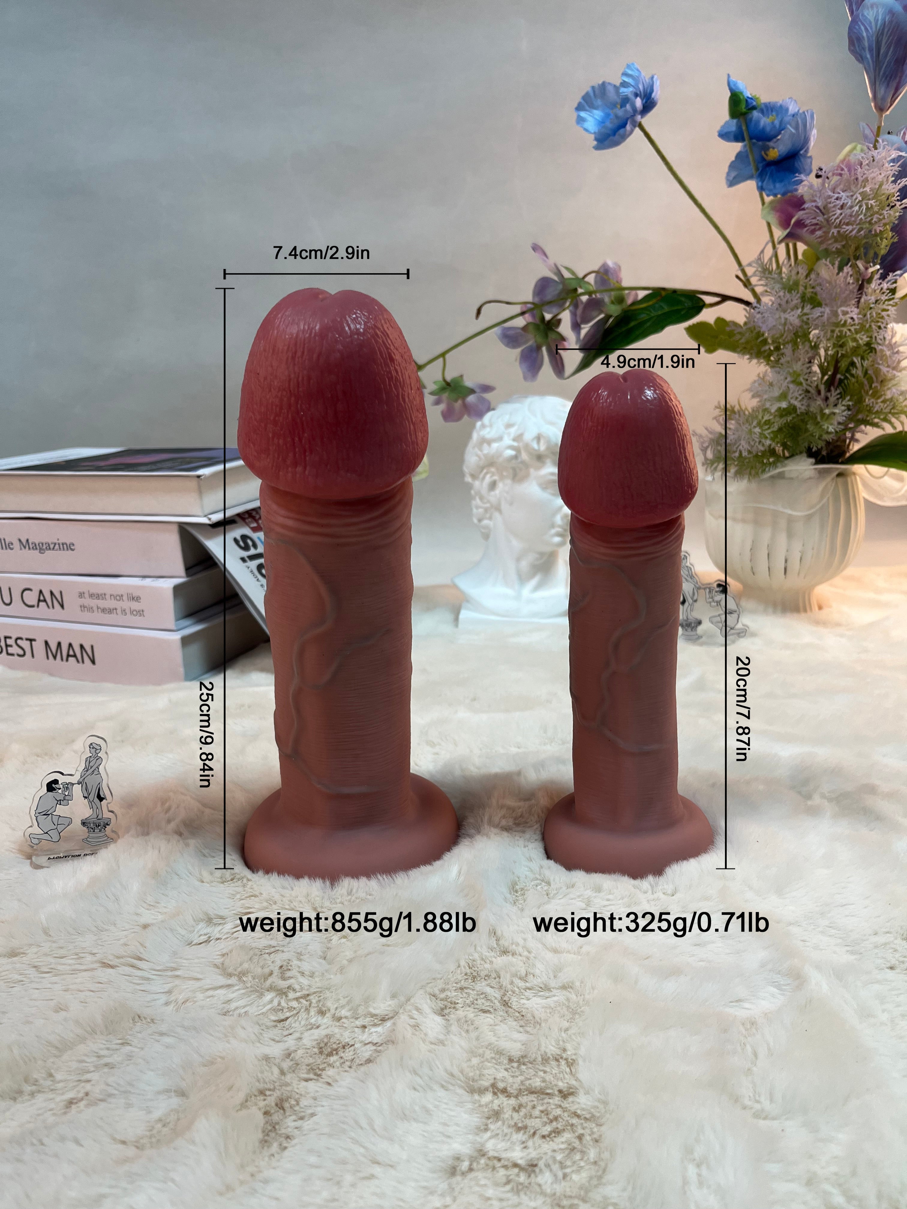 855g/1.88lb Realistic Silicone Dildo for Women – Smooth & Elegant Design
