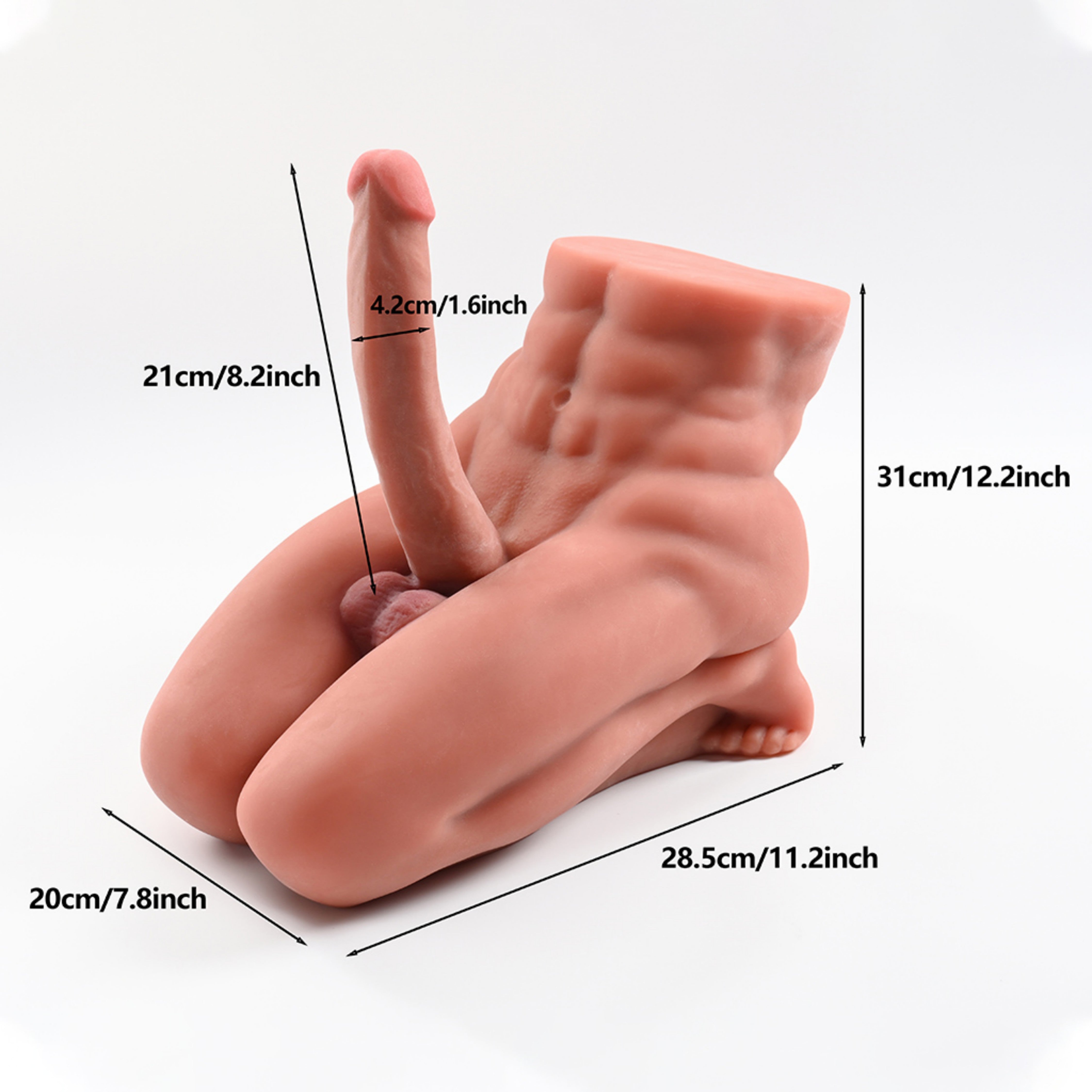 EE. UU. En existencia 丨 Envío rápido 丨 Muñeca sexual de 31 cm / 12,2 pulgadas - Solo torso