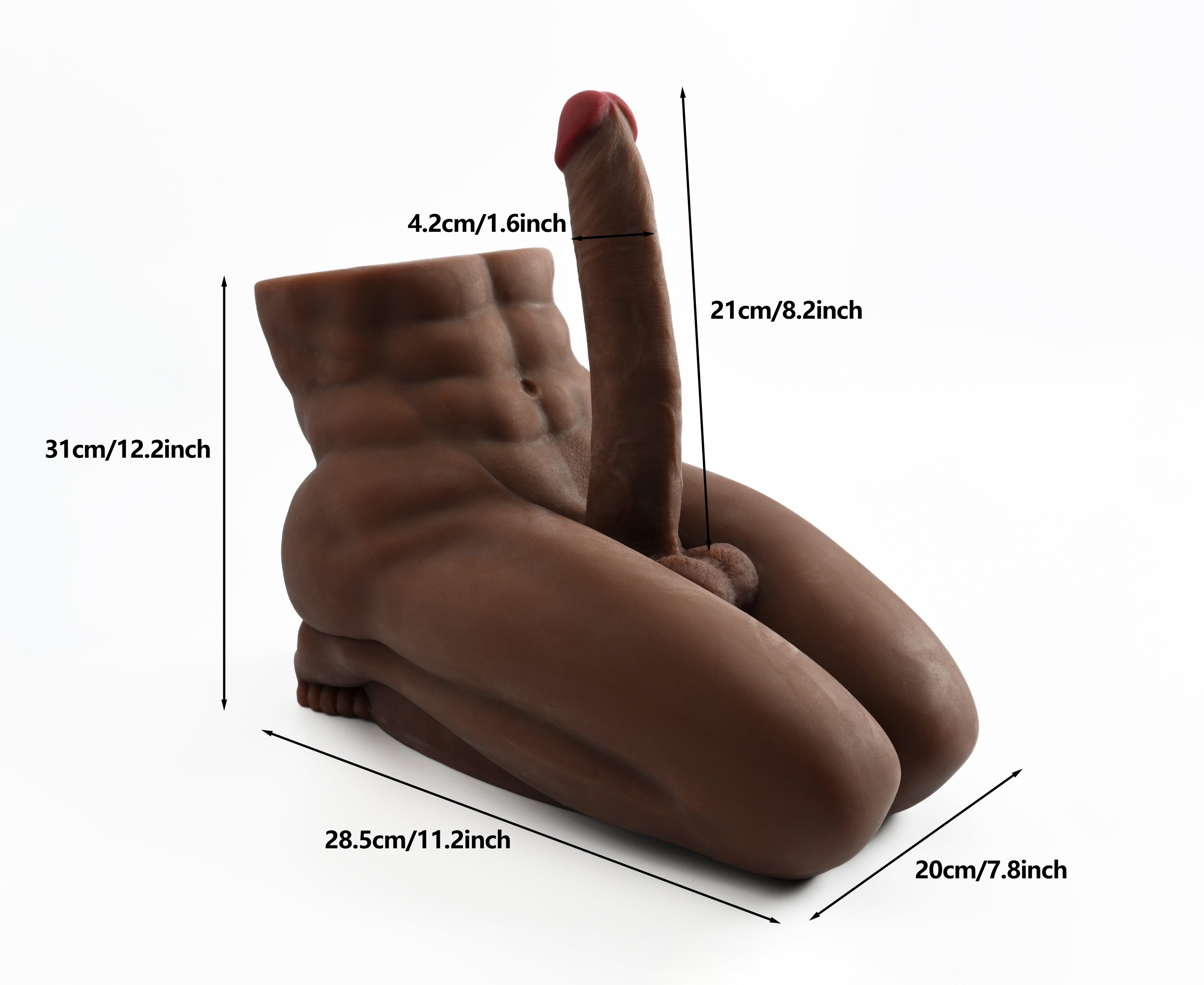 EE. UU. En existencia 丨 Envío rápido 丨 Muñeca sexual de 31 cm / 12,2 pulgadas - Solo torso