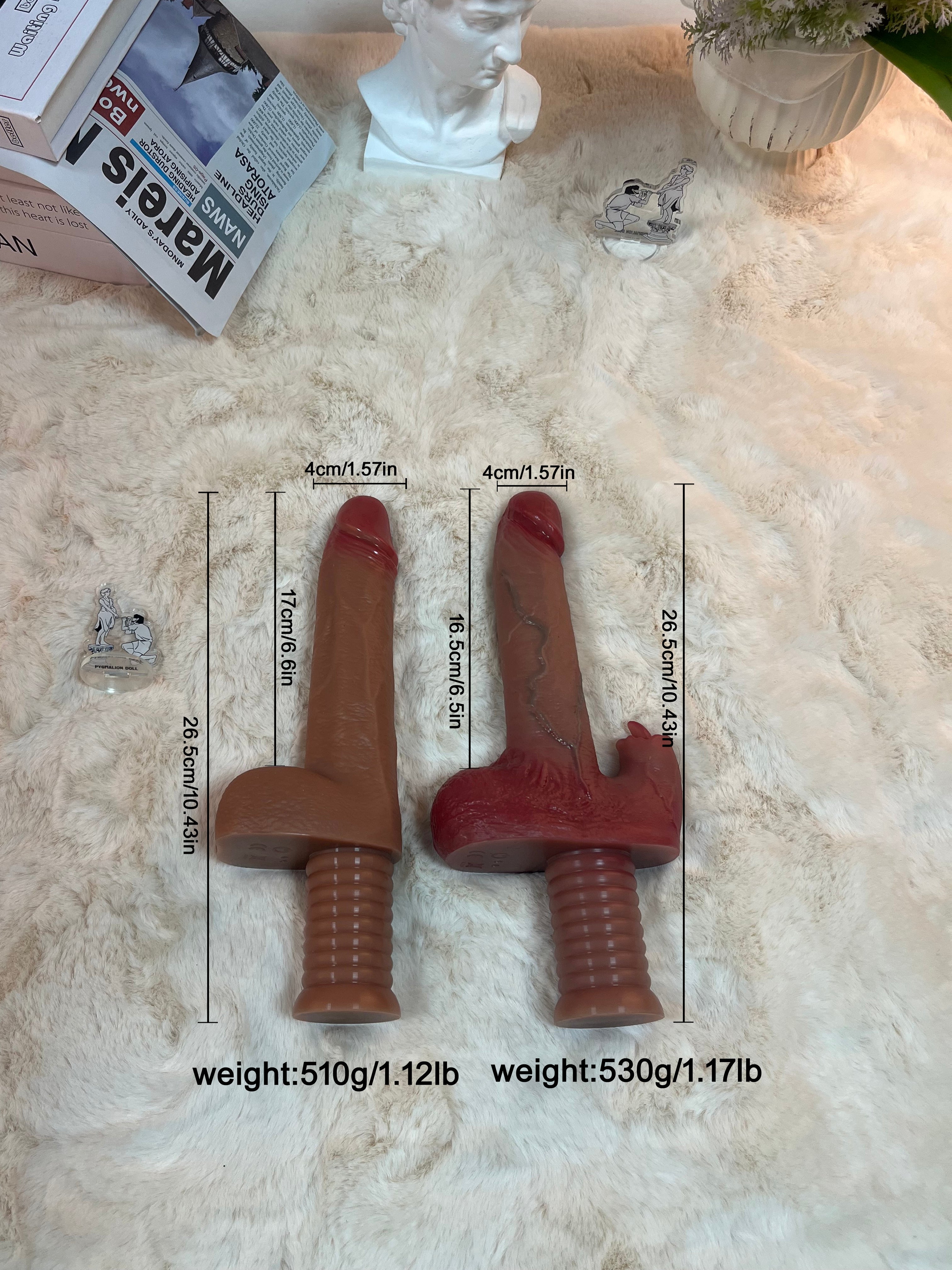 530g/1.17lb Premium Handheld Silicone Vibrator – Smart Tongue Motion & Heating Experience