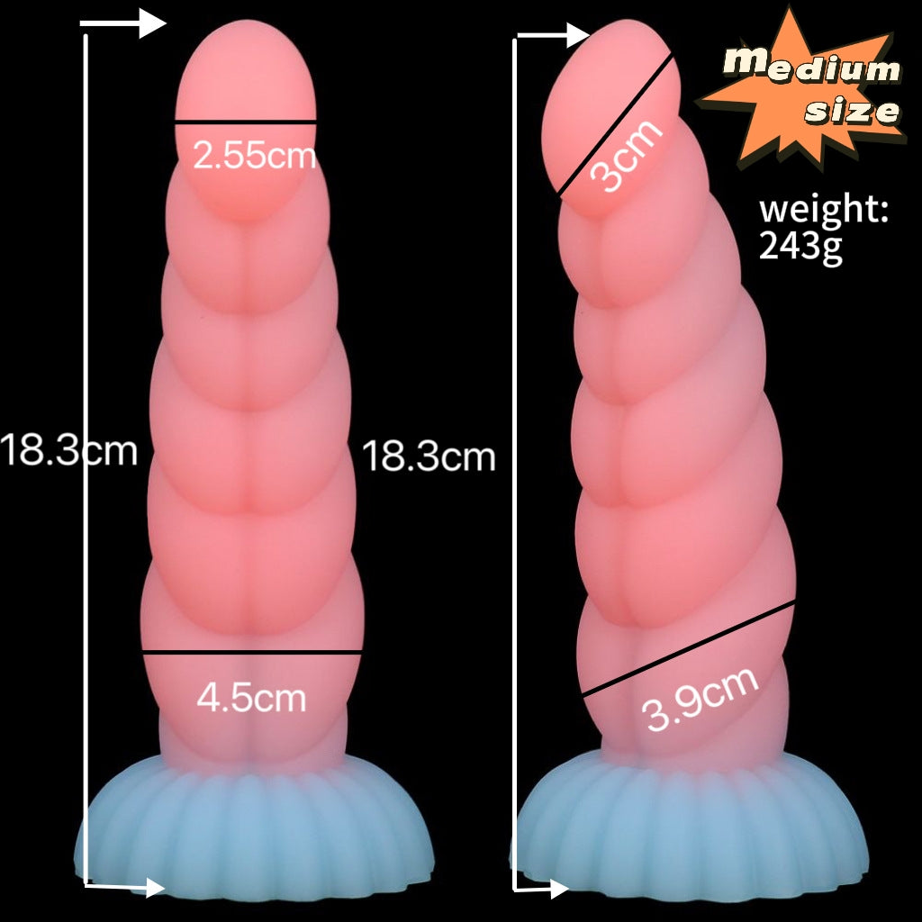 Free shipping丨Glow-in-the-Dark Dildo with Powerful Suction Cup, Adult Toy for Women
