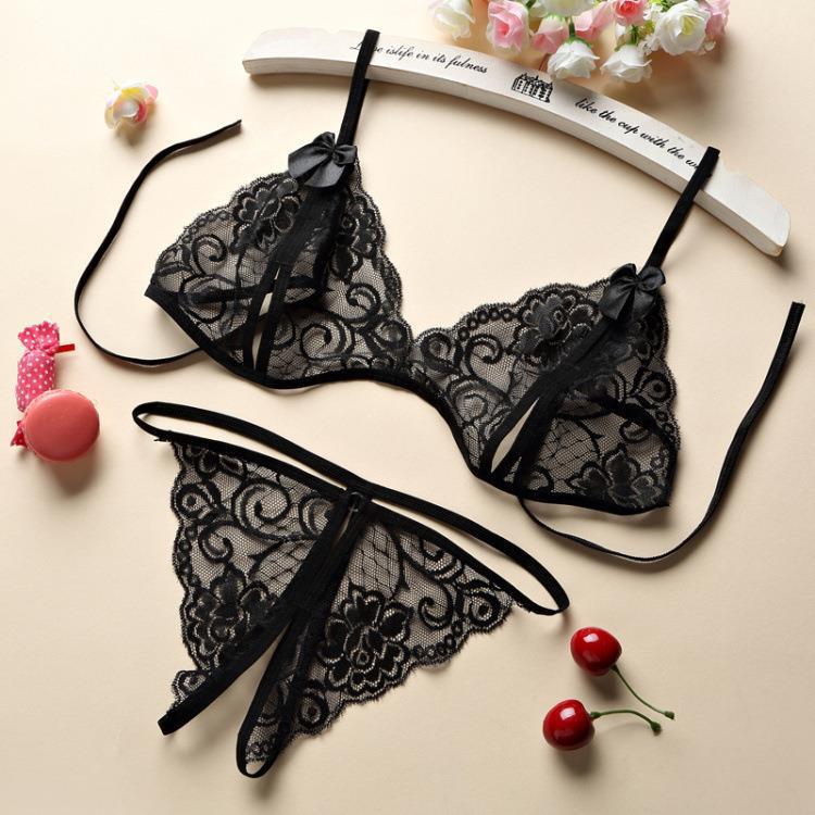 Perspectiva y tentación de la ropa interior sexy de Europa y Estados Unidos, estilo de tres puntos. Ropa interior sexy de Europa y Estados Unidos, ropa interior sexy, compra uno, envía uno.