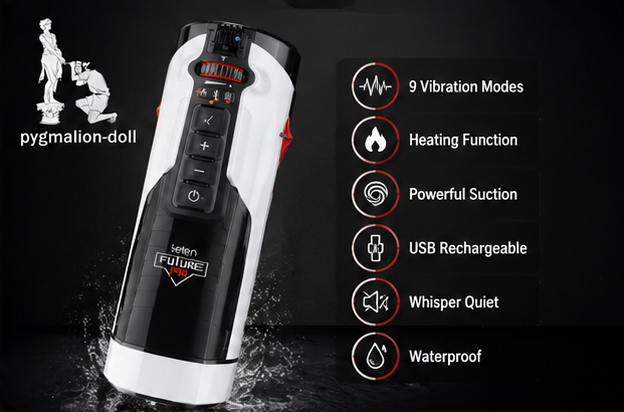 Livraison Gratuite丨Masturbateur Masculin Électrique avec Chauffage, Gémissements, Séchage & Fonctions Bluetooth
