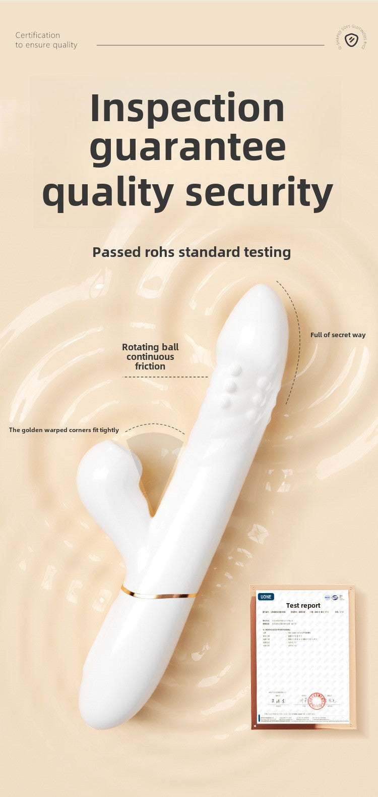 Bâton de succion Bâton de perles rétractable Ustensiles féminins Vibration de massage Jouets sexuels