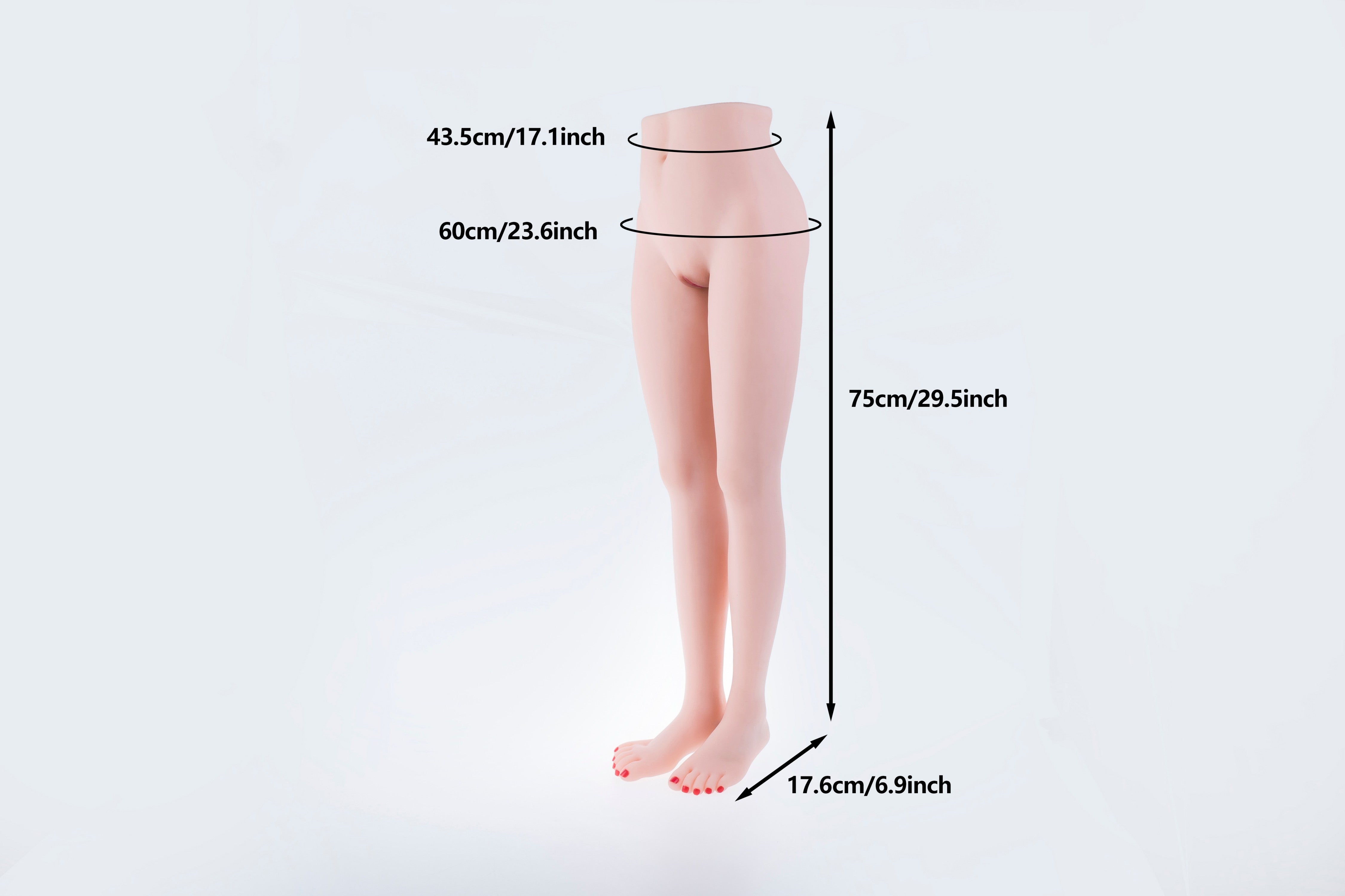 USA In Stock丨Fast Shipping丨75cm/30Inch Sex Doll – Torso Only
