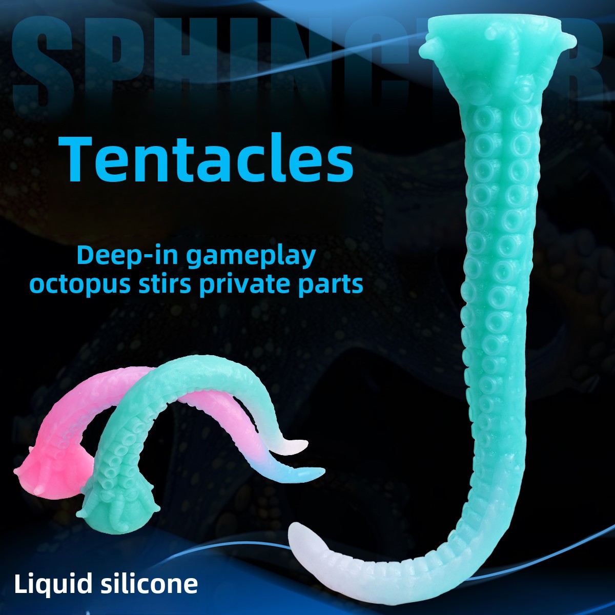 New octopus tentacle anal plug