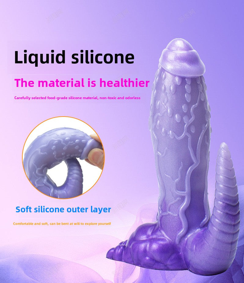 Liquid silicone penis female masturbator