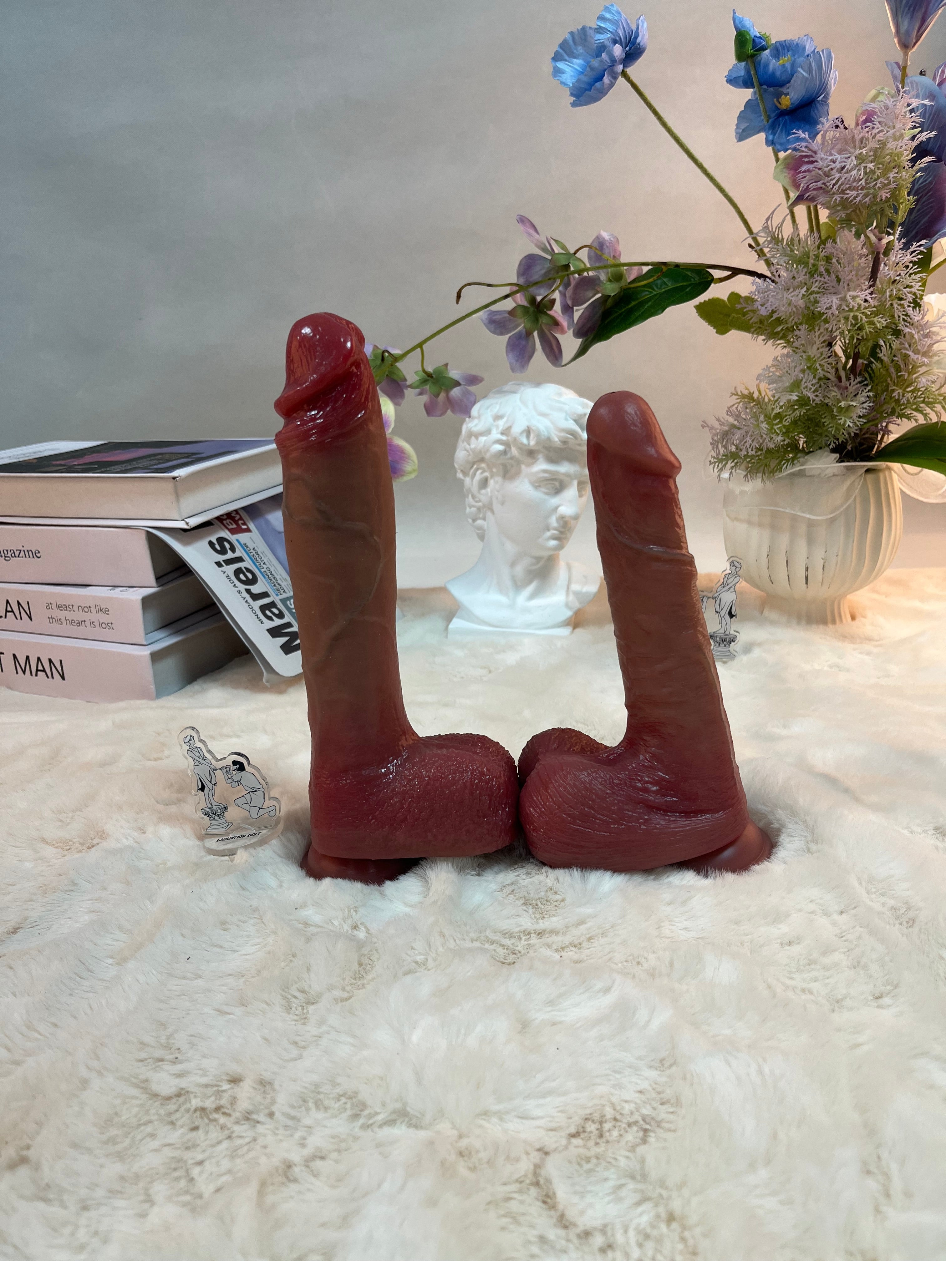 435g/0.95lb Premium Silicone Dildo with Heating, Vibration & Auto Thrusting