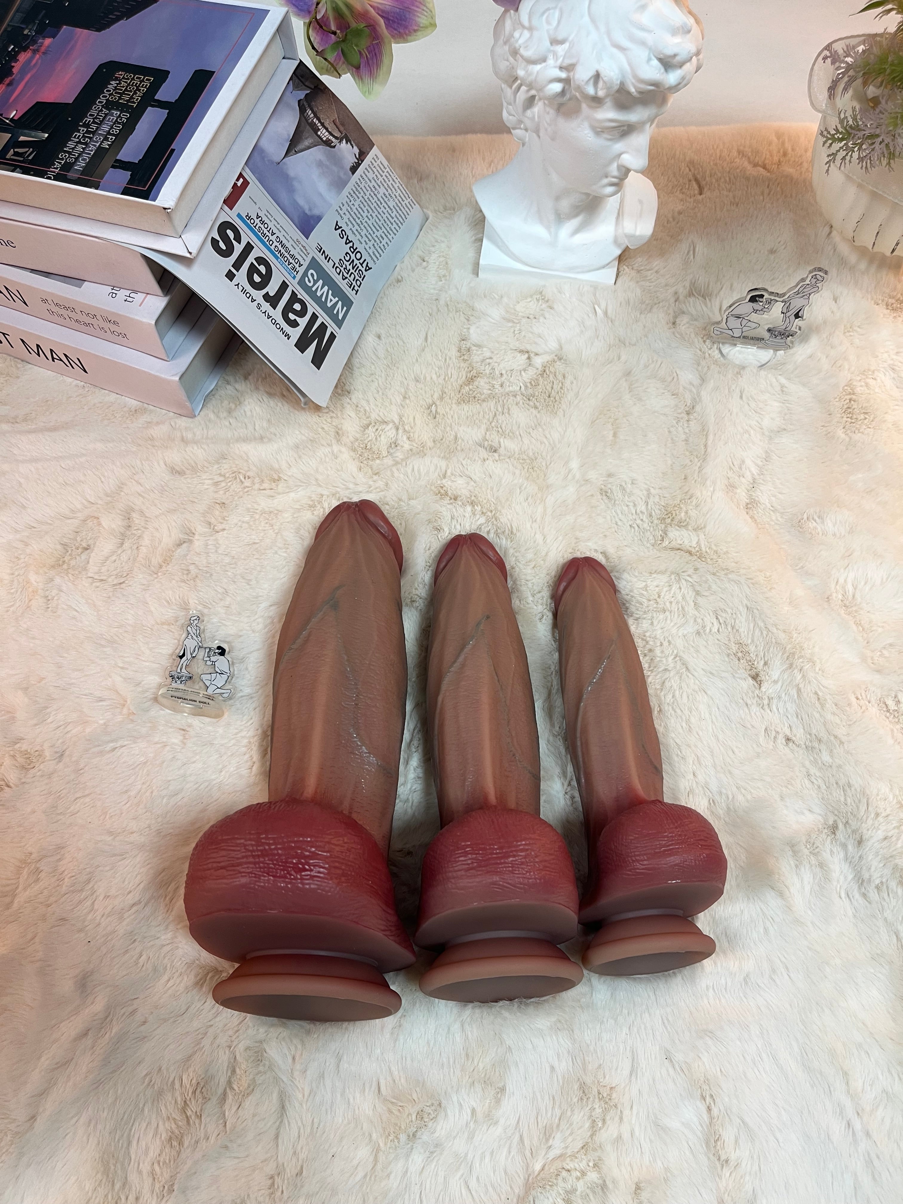 1100g/2.43lb Extra Large Silicone Dildo – Premium Body-Safe Design
