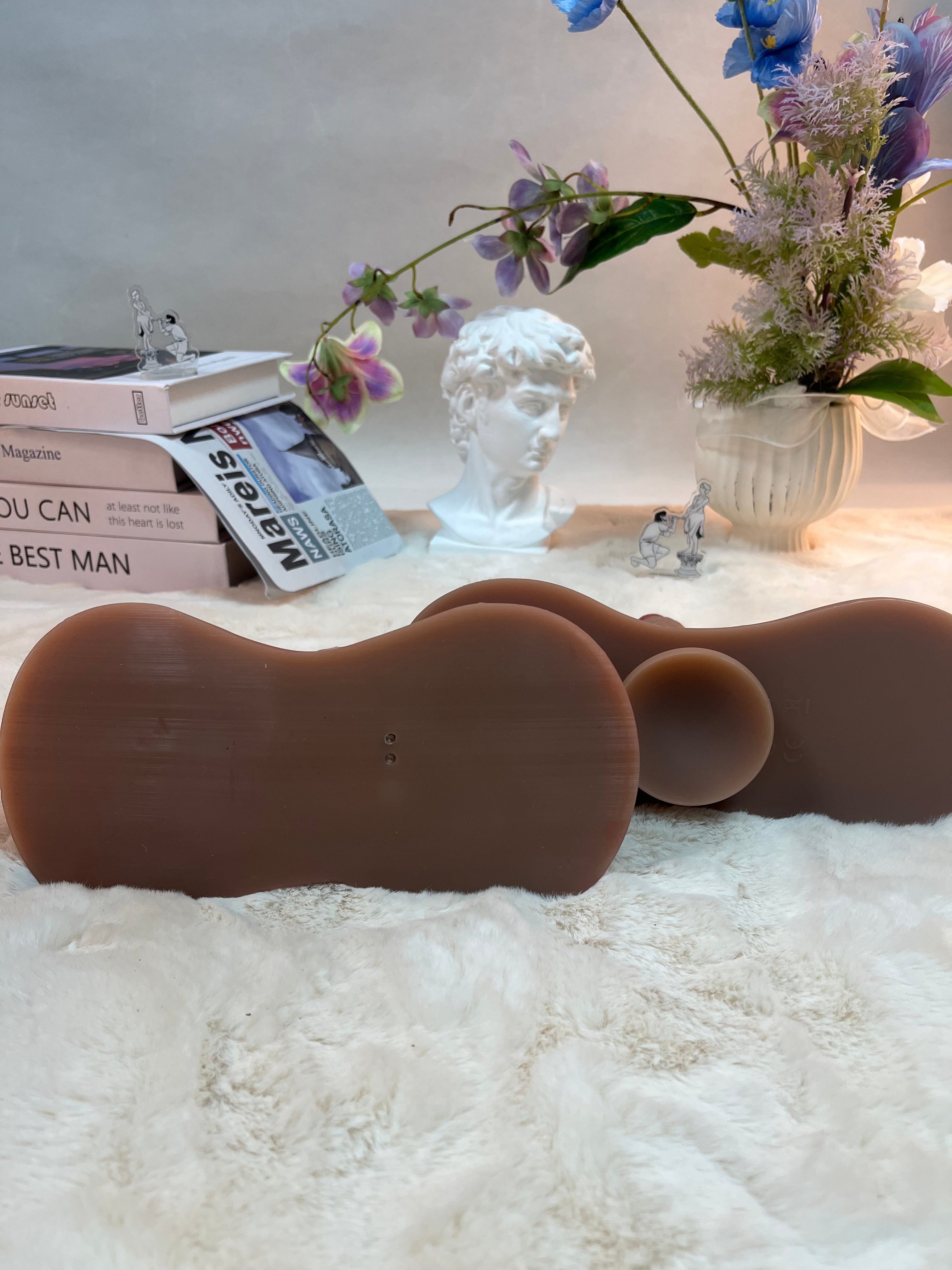 900g/1.98lb Premium Remote-Control Silicone Dildo – Auto Thrusting & Heating Function
