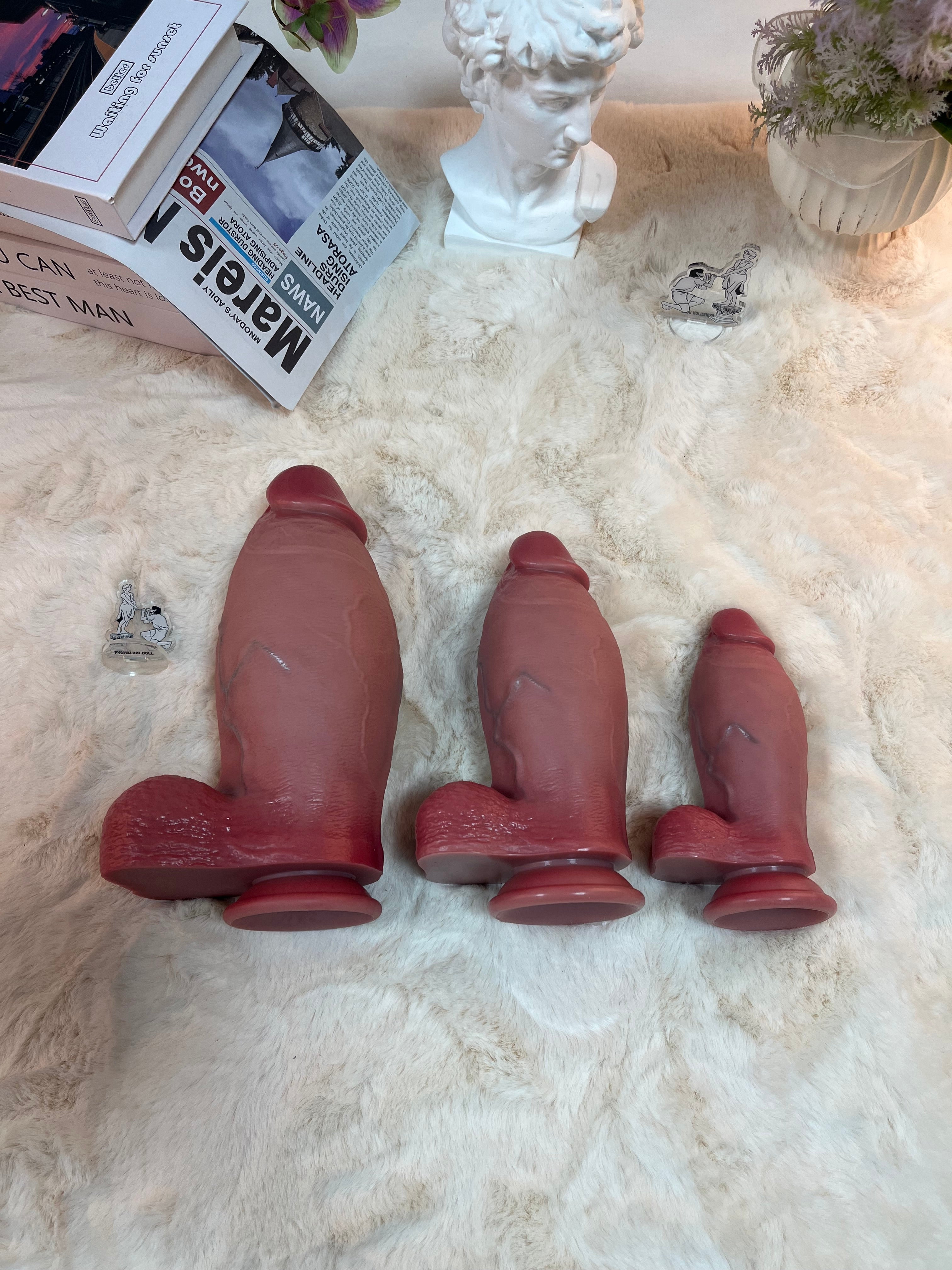 1500g/3.31lb Extra Large Silicone Dildo – Premium Body-Safe Design