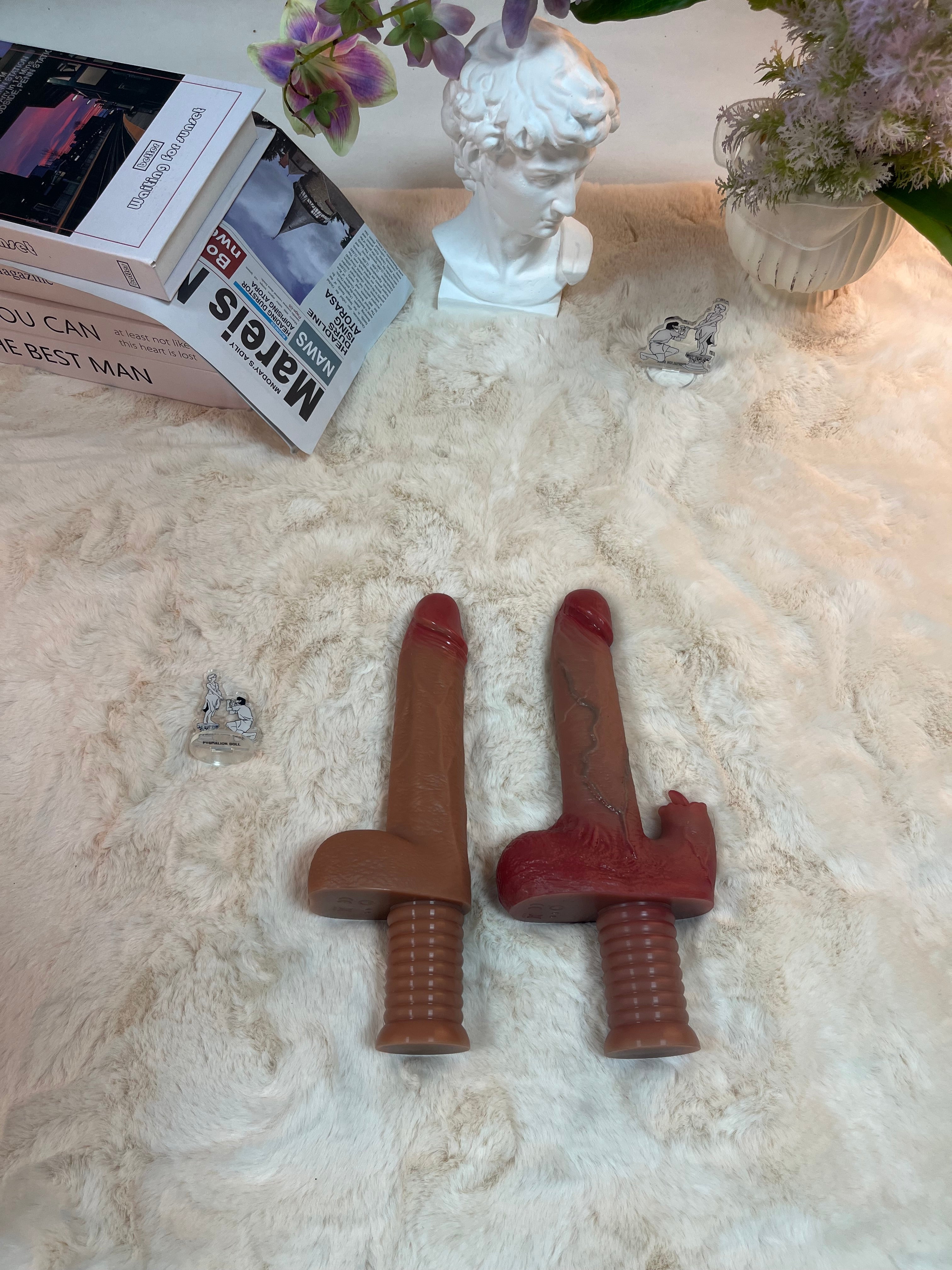 530g/1.17lb Premium Handheld Silicone Vibrator – Smart Tongue Motion & Heating Experience