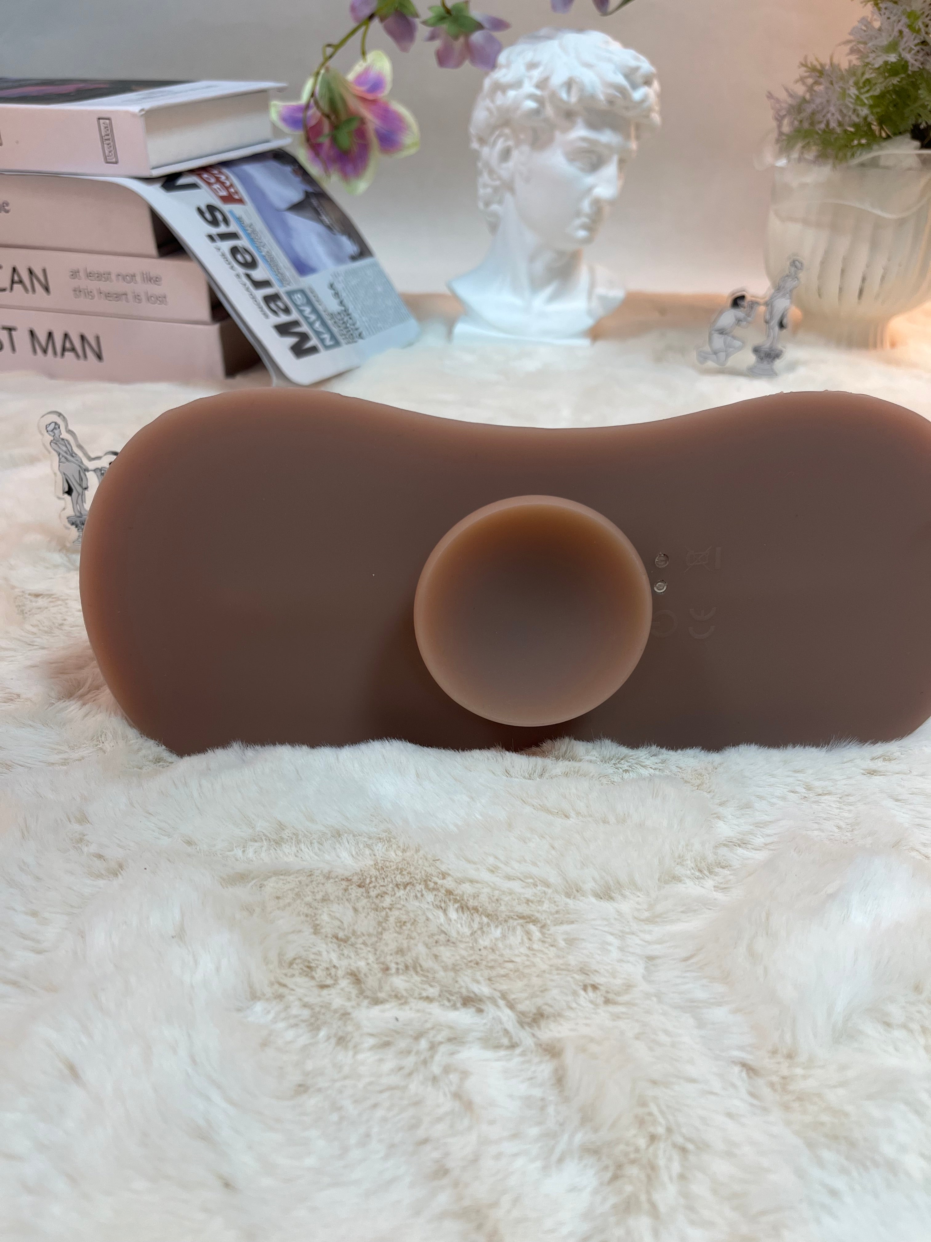 960g/2.12lb Premium Remote-Control Silicone Dildo – Auto Thrusting & Heating  Function