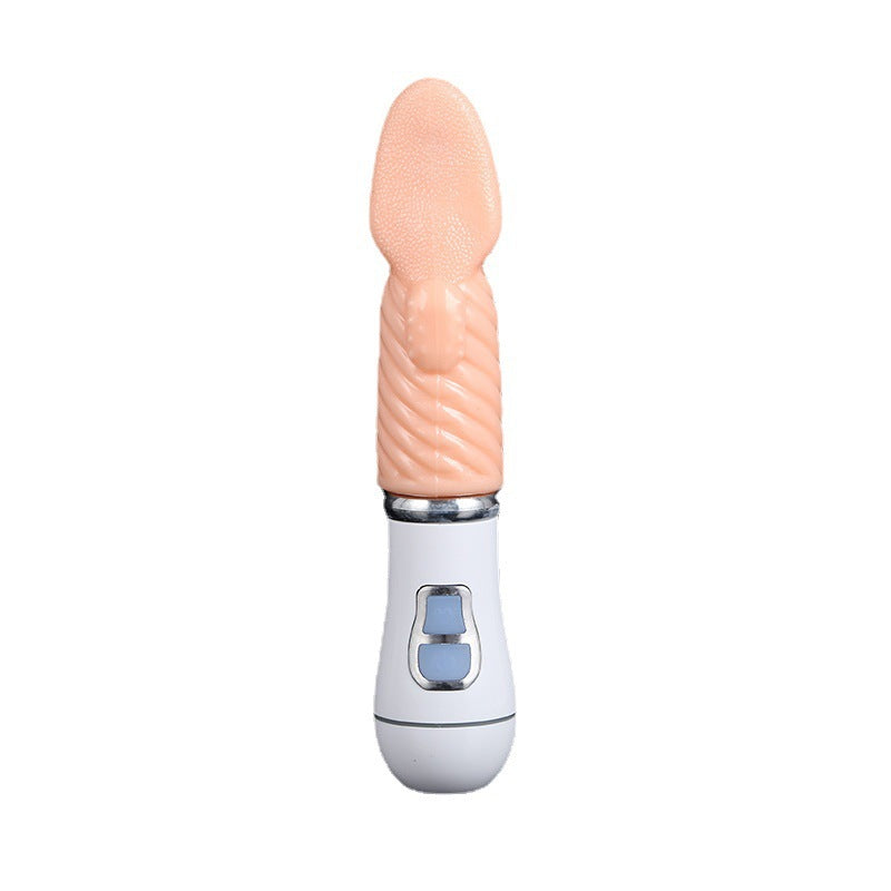 Simulated small tongue vibrating vibrating egg female cunnilingus masturbator