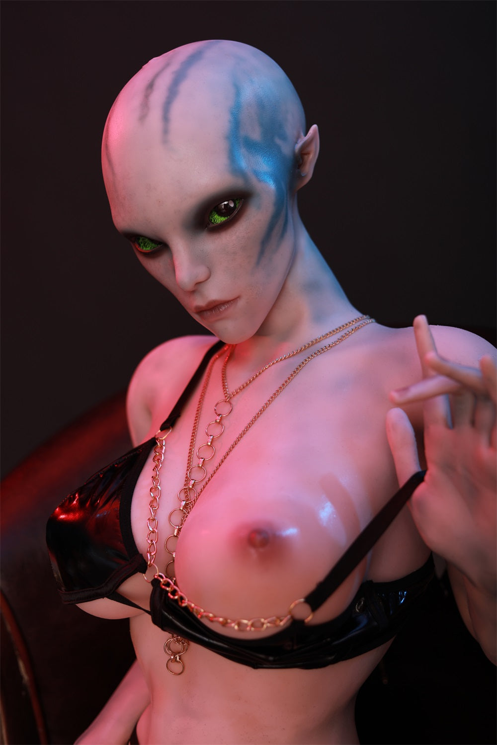 Free Shipping | Free Skeleton | Meimo — 153cm/5ft Full-Silicone Alien Sex Doll