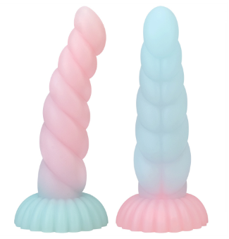 Free shipping丨Glow-in-the-Dark Colorful Dildo with Strong Suction Cup, Adult Toy for Women