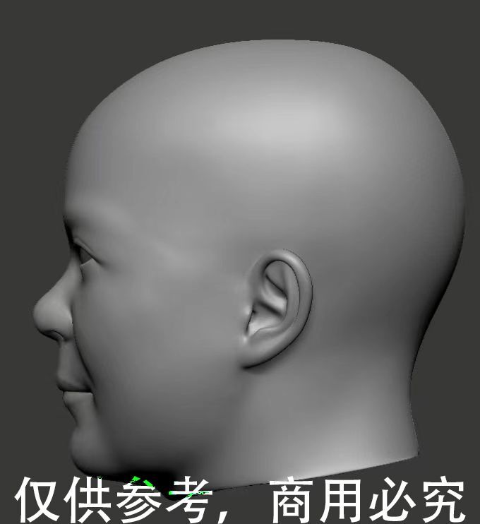 Customize a doll head model based on photos
