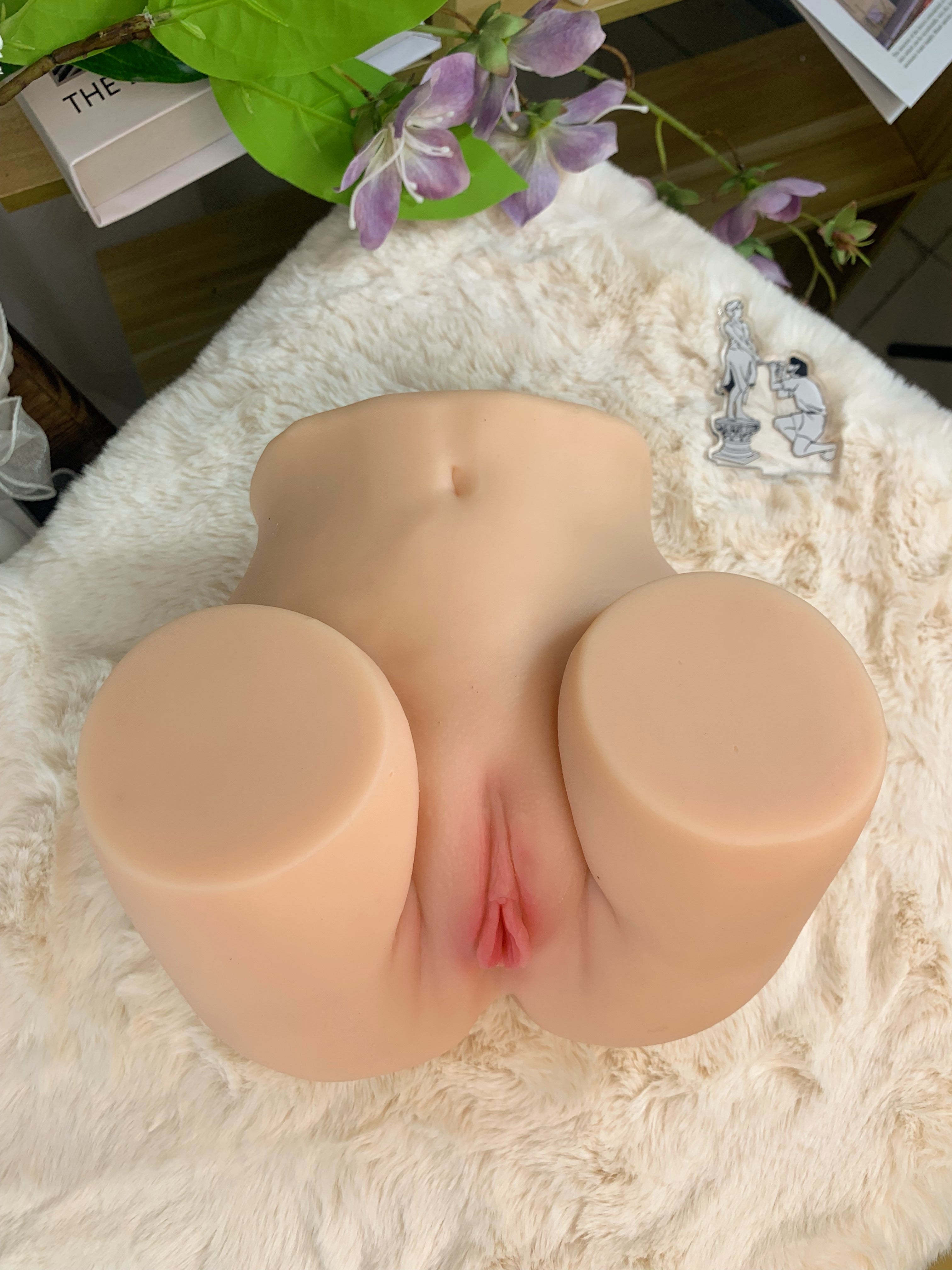 Free Shipping丨Electric 2-in-1 TPE Female Torso for Men – Vibration, Moaning, and Shaking Butt for Lifelike Pleasure