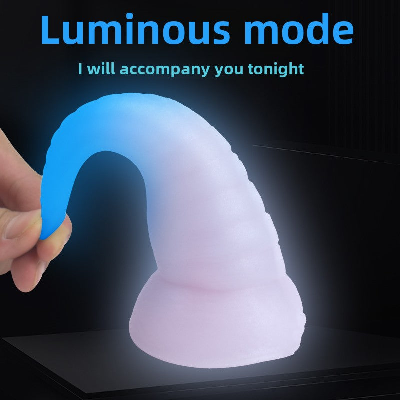 Luminous tentacle anal plug