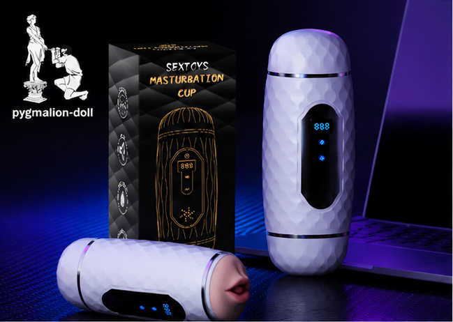 Doppelkopf Zählbecher umgekehrte Form männliches Gerät Masturbator Erwachsene Produkte Sexprodukte